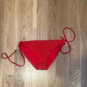 Abercrombie & Fitch Vibrant Red Bikini Bottom